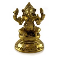 Ганеша бронзовый (8,5х 8х 5,2 см)