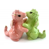 Солонка и перечница фарфоровые Драконы  ( 8х5х3 см)