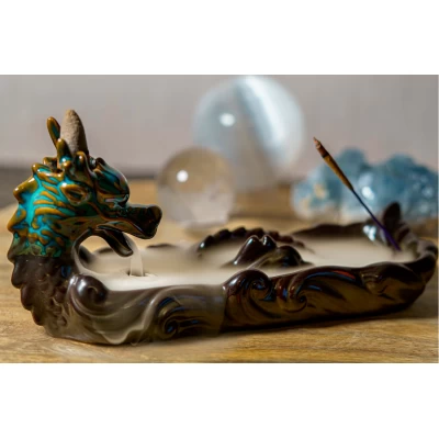 Подставка под благовония Back Flow  Дракон ( 9,5х22х7 см)