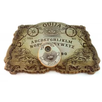 Спиритическая доска Эксклюзивная античная на английском языке (48,5×29×2,4см),резная,массив дерева