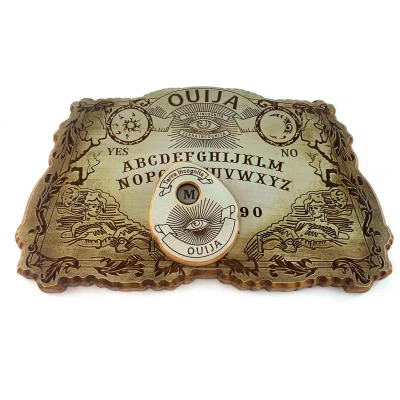 Спиритическая доска Эксклюзивная античная на английском языке (48,5×29×2,4см),резная,массив дерева Спиритическая доска Эксклюзивная античная на английском языке (48,5×29×2,4см),резная,массив дерева