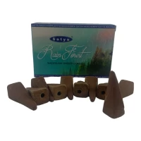 Rain Forest Backflow Dhoop Cone (Тропический Лес)(Satya) 10 конусов в упаковке