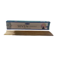 Seven Chakra premium incence sticks (Седьмая Чакра)(Satya) пыльцовое благовоние 15 гр.