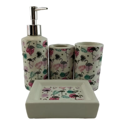 Набор для ванной керамический Фламинго Набор для ванной керамический Фламинго