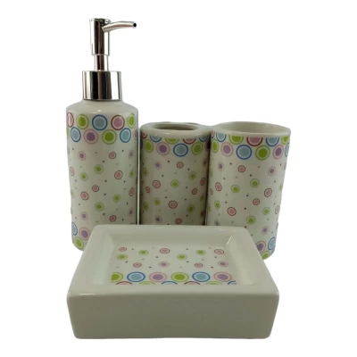 Набор для ванной керамический Радужные шары Набор для ванной керамический Радужные шары