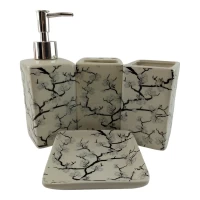 Набор для ванной  керамический Белая Сакура