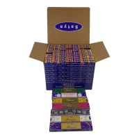 Благовония набор Natural Series (7 видов по 12 шт итого 84 шт)(15 gm)(Satya) пыльцовое благовоние