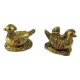 Статуэтки Утки-мандаринки Золотые крылья успеха (6х5х4 см)