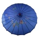 Зонтик из бамбука и шелка синий ( 55х 82 см)