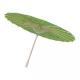 Зонтик из бамбука и шелка зеленый ( 55х 82 см)