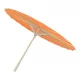 Зонтик из бамбука и шелка оранжевый ( 55х 82 см)