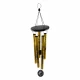 Музыка ветра Инь-Янь золотистая (5 трубок)( 60х 10х 7 см)