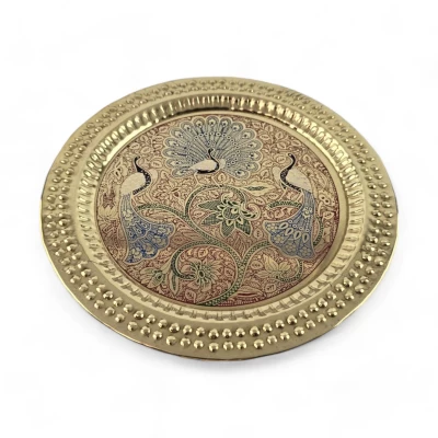 Тарелка бронзовая настенная ( d-18,5; h-0.7 см) Тарелка бронзовая настенная ( d-18,5; h-0.7 см)