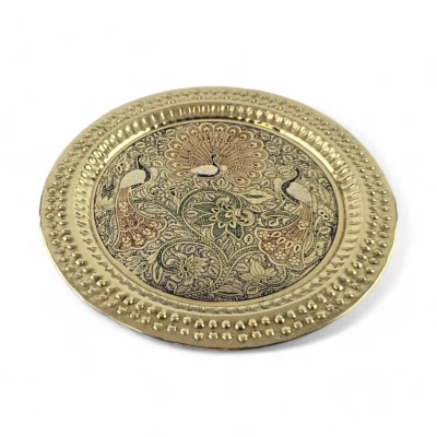Тарелка бронзовая настенная ( d-18,5; h-0.7 см) Тарелка бронзовая настенная ( d-18,5; h-0.7 см)