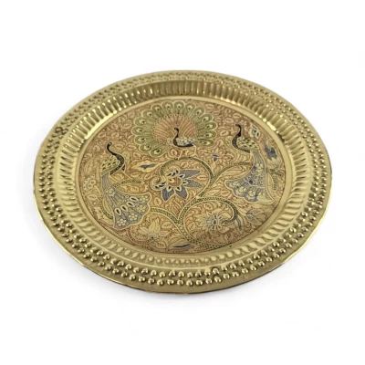 Тарелка бронзовая настенная ( d-23,5; h-0.7 см) Тарелка бронзовая настенная ( d-23,5; h-0.7 см)