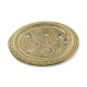 Тарелка бронзовая настенная ( d-23,5; h-0.7 см)