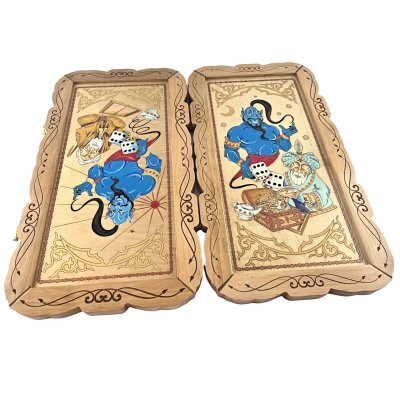 Нарды Утром беден, вечером богат (53×29×5см) Нарды Утром беден, вечером богат (53×29×5см)