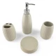 Набор для ванной керамический, молочный (25Х23.5х 8 см)