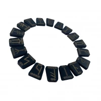 Руны Славянские темные, 18 рун (2,9×2,4×0,7 см) , массив дерева