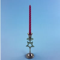 Подсвечник  Звезда латунь с медью ( 17х 5,7х 3,5 см)