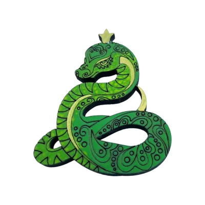 Змея сказочная магнит (60*40*4мм) Змея сказочная магнит (60*40*4мм)