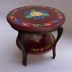 Кофейный, журнальный столик Мудрость востока(d-530mm.h-480mm).