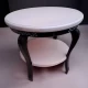 Кофейный, журнальный столик «Прованс» (d-530mm.h-480mm),массив дерева