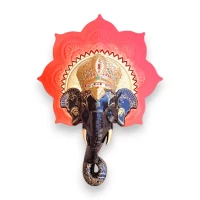 Панно-маска настенная Слон -хранитель удачи(670*500*140мм)