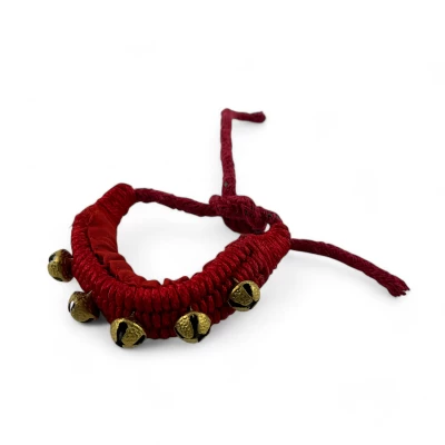 Колокольчики для танцев красные (5  колокольчиков)