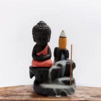 Подставка под благовония Back Flow Будда розовый (12х8х6,5 см) Подставка под благовония Back Flow Будда розовый (12х8х6,5 см)