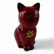 Копилка керамическая «Красный кот» (14х7,5х9 см)