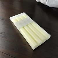 Свечи Снежный шарм набор из 4 штук.(19,5 см)