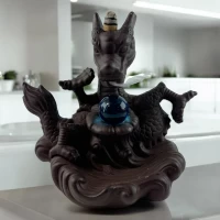 Подставка под благовония Back Flow Дракон света и тумана ( 17х19,5х12,5 см)