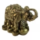 Слон на монетах Бронзовое богатство (6х4,5х8 см)