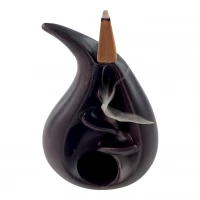 Подставка под благовония Back Flow темно-коричневая Магический каскад (14х9,5х 5,7 см) Подставка под благовония Back Flow темно-коричневая Магический каскад (14х9,5х 5,7 см)