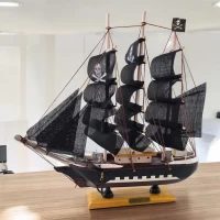 Модель парусника Черная Жемчужина (30,5х32х6,2 см)