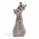 Кошки пара фарфоровые (17,5х7,7х5 см)