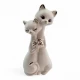 Кошки пара фарфоровые (17,5х7,7х5 см)