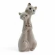 Кошки пара фарфоровые (17,5х7,7х5 см)