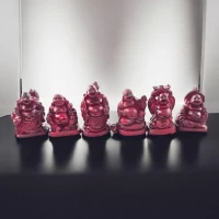 Хотеи каменная крошка набор (6шт) коричневые