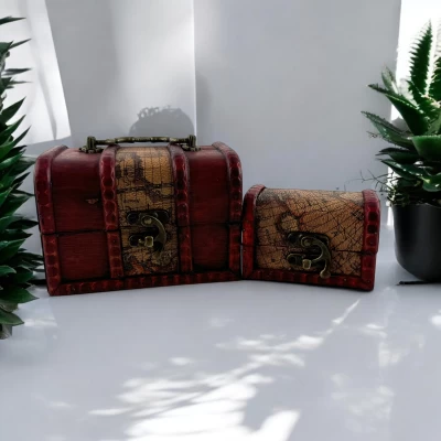 Сундучки набор 2 шт. (8,8х12,5х9,3 см 6х8,8х5,7 см)