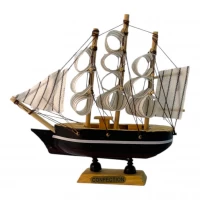 Модель парусника на подставке Морская мечта (14х12,5х3,3 см)