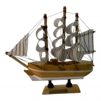 Модель парусника на подставке Морская мечта (14х12,5х3,3 см)