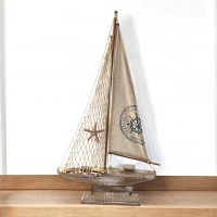 Модель яхты  Морская классика (55х33х5,6 см)