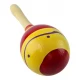 Маракас деревянный красно желтый ( 19х 6х 6 см)