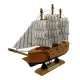 Модель парусника на подставке Морской Бриг Мечты (14,5х14,5х3,6 см)