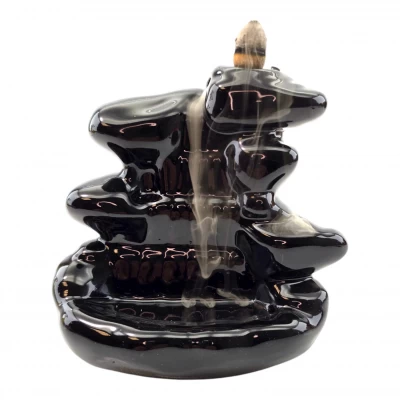 Подставка под благовония Back Flow Речные скалы (11х11,5х7,5 см)