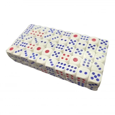 Кости игральные 1,5 см набор 100 штук Игровая классика Кости игральные 1,5 см набор 100 штук Игровая классика