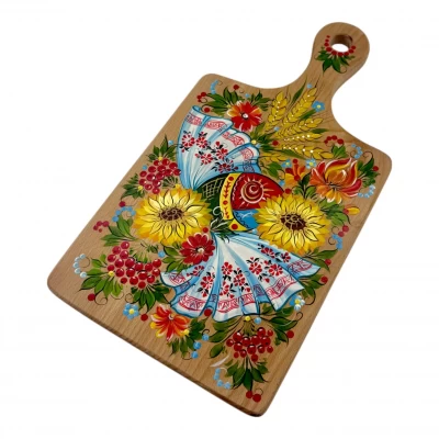 Доска кухонная «Тепло Солнца» ручная роспись (36,5х 19.5х 1.5 см) Доска кухонная «Тепло Солнца» ручная роспись (36,5х 19.5х 1.5 см)