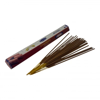 Chandan (Сандал / Чандан) (Satya) пыльцовые благовония шестигранник